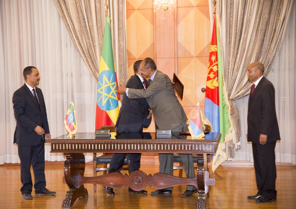 Ethiopia and Eritrea sign joint peace agreement
